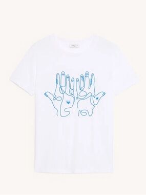 Sandro Maine Embroidered T-Shirt - S